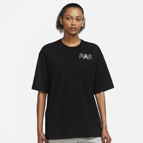 Air Jordan Nike Nike Heritage Oversized T-Shirt - Black/Black - DO5014-010