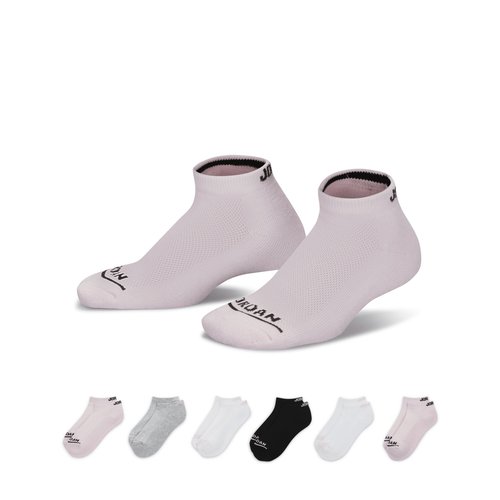 Air Jordan Legend No-Show Socks 6 Pairs - Pink Foam - GJ0453-A9Y