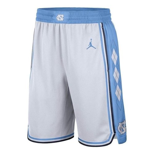 Air Jordan North Carolina Tar Replica Team Basketball Shorts - White/Blue - CD3169-100