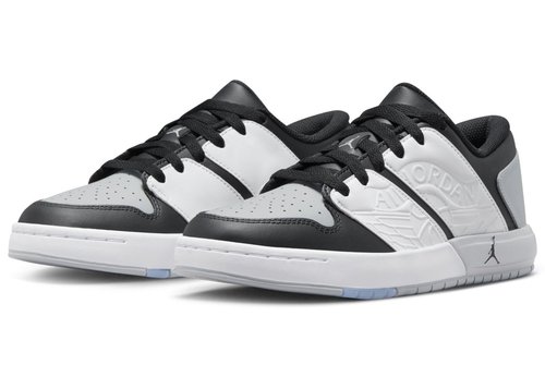 Air Jordan Nu Retro 1 Low - White/Black/Light Soke Grey - FB4412-106