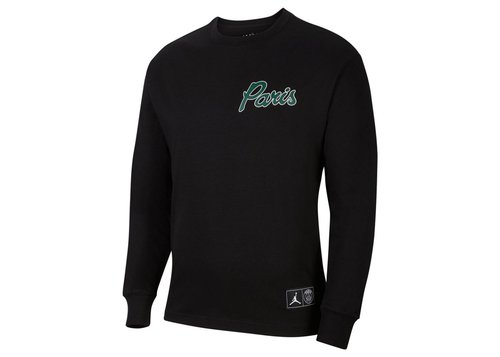 Air Jordan Nike Paris Saint-Germain Long-Sleeve T-Shirt - Black - DB6512-010
