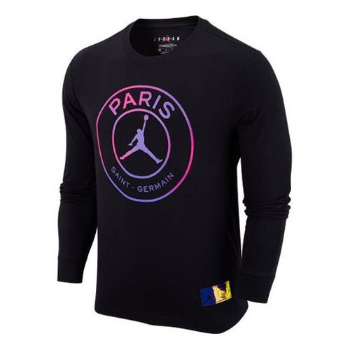 Air Jordan Paris Saint-Germain Crew Neck Long Sleeve Asia Sizing - Black - CZ0794-010