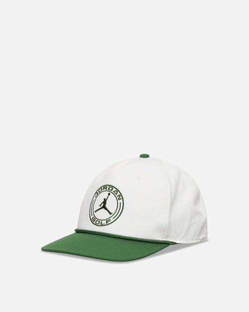 Air Jordan Pro Structured Dri-FIT Flat-Brim Golf Hat Sail Forest Green - IM4540-135
