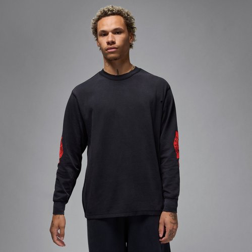 Air Jordan Rare Air Long-Sleeve T-Shirt - Black/Chile Red - IB3134-010