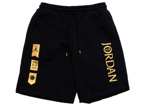 Air Jordan Remastered Shorts - Black/Gold - AV0692-010