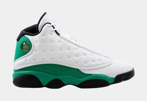 Air Jordan Retro 13 Lucky Lifestyle - White/Green/Black - DB6537-113A