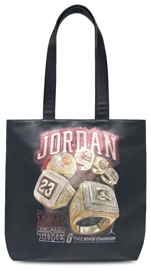Air Jordan Rings Graphic Tote - Black/Black - MA9175-023