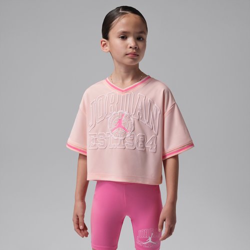 Air Jordan Secret Diary Cropped Jersey - Pink Bloom - 35F886-AEM