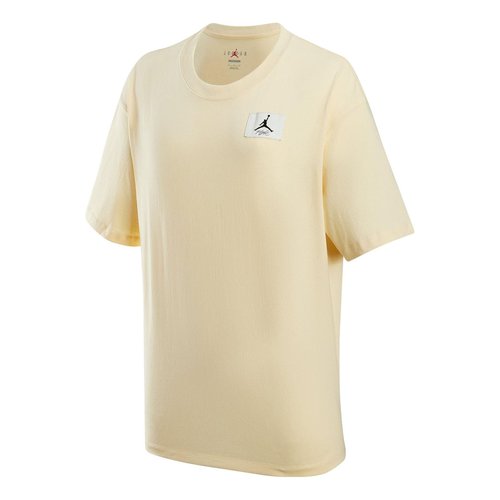 Air Jordan Small Logo T-Shirts - Cream Color - FV1133-118