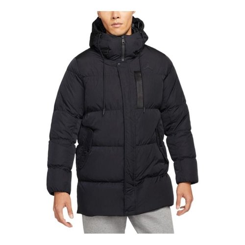 Air Jordan Solid Zipper Down Jacket - Black/Multi-Color - DZ4554-010
