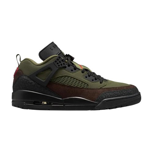 Air Jordan Spizike Low - Medium Olive/Black/Baroque Brown/University Red - IH1782-200