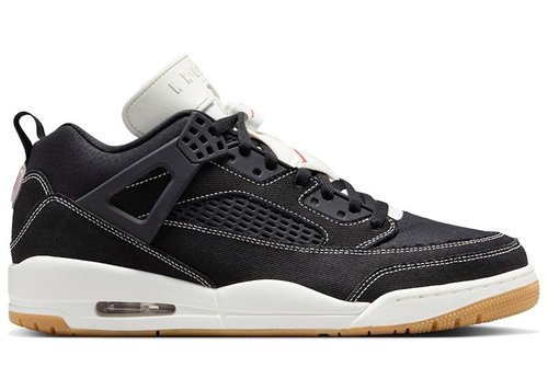 Air Jordan Spizike Low - Black/University Red/Gum Medium Brown/Sail - IR2012-001