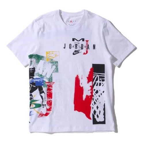 Air Jordan Sport DNA SS20 Printed Short Sleeve TEE 'White