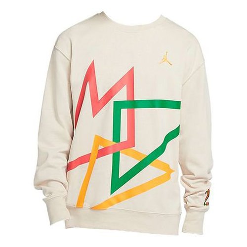 Air Jordan Sport DNA Sweatshirt Light Yellow - 燕麦 - CZ5468-140