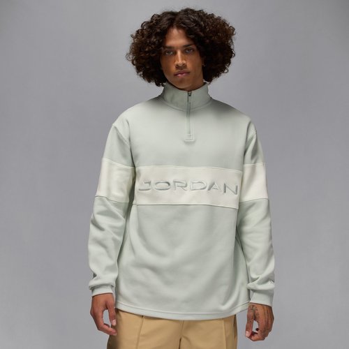 Air Jordan Sport Dri-FIT 1/4-Zip Golf Top - Light Silver/Sail/Sail - HF9919-034