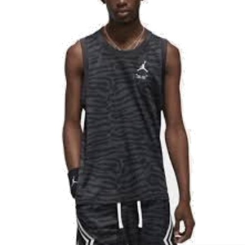 Air Jordan Sport Dri-FIT Mesh Top - Black/White - FN5855-010