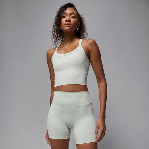 Air Jordan Sport Dri-FIT Ribbed Tank Top - Light Silver/White - HQ8898-034