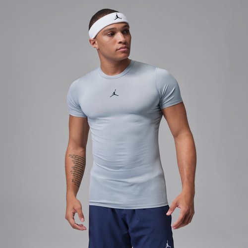 Air Jordan Sport Dri-FIT Short-Sleeve Base Layer Top - Wolf Grey/Black - HV4099-012