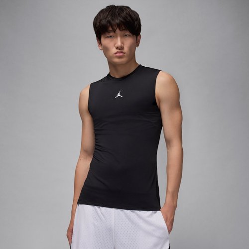 Air Jordan Sport Dri-FIT Sleeveless Base Layer Tank Top - Black/White - HV4101-010