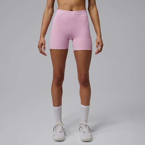 Air Jordan Sport Essentials Dri-FIT High-Waisted 5" Shorts - Iced Carmine/White - IF2266-676