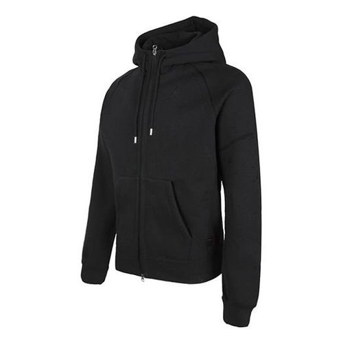 Air Jordan Sports hooded Fleece Lined Jacket - Black - CD8734-010