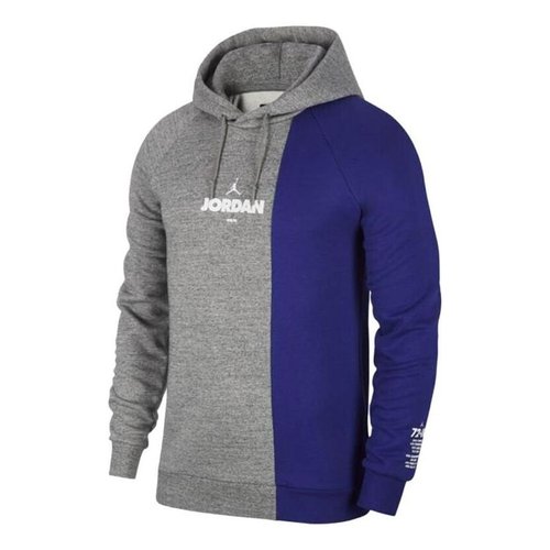 Air Jordan Sportswear Legacy AJ11 Hoodie - Grey/Purple - BQ0188-091