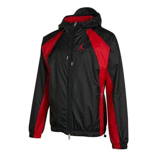 Air Jordan SS22 Woven Sports Hooded Jacket Black - DJ9829-010