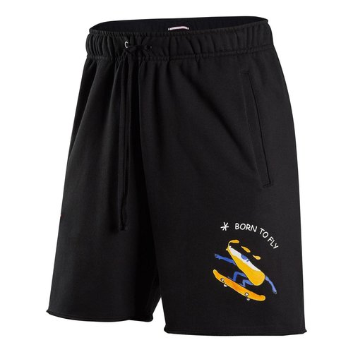Air Jordan Street Style Plain Logo Shorts - Black/Multi-Color - FJ7708-010