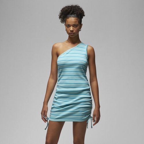Air Jordan Striped Cinch Dress - Bleached Aqua/Bleached Aqua - DZ3335-464