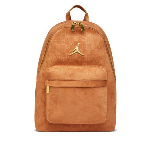 Air Jordan Suede Monogram Backpack 23.5L - Cognac - MA9204-X6X
