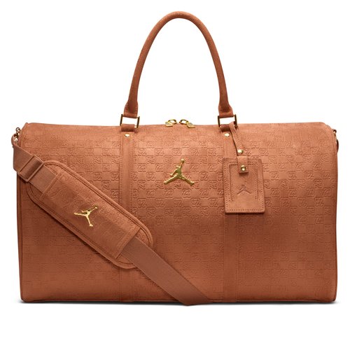 Air Jordan Suede Monogram Duffel 40L - Cognac - LM9205-X6X