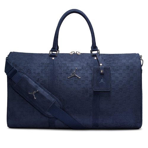 Air Jordan Suede Monogram Duffel 40L - Midnight Navy - LM9205-U90