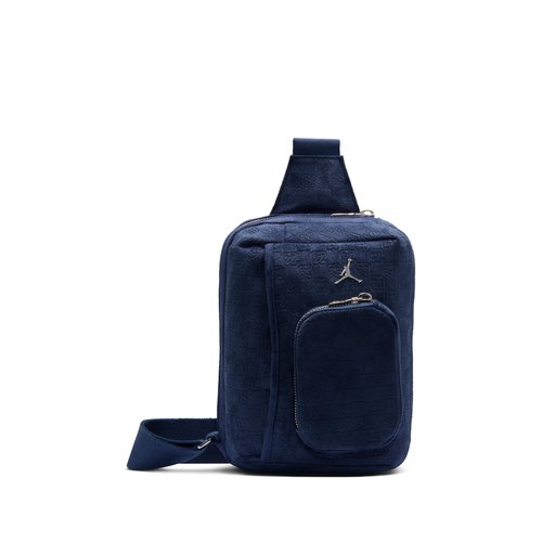Air Jordan Suede Monogram Sling Bag 3L - Midnight Navy - MA9208-U90
