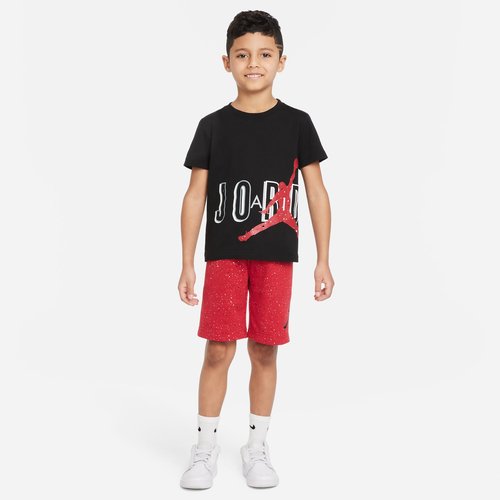 Air Jordan T-Shirt and Shorts Set - Gym Red - 85B225-R78