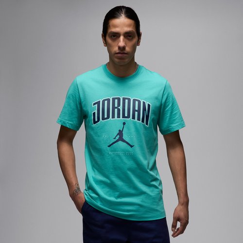 Air Jordan T-shirt - Washed Teal/Midnight Navy/Midnight Navy - HQ0009-392