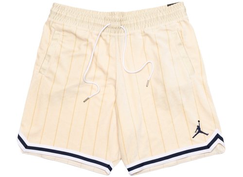 Air Jordan Velvet Pinstripe Shorts - Cream/Black - CD5745-271