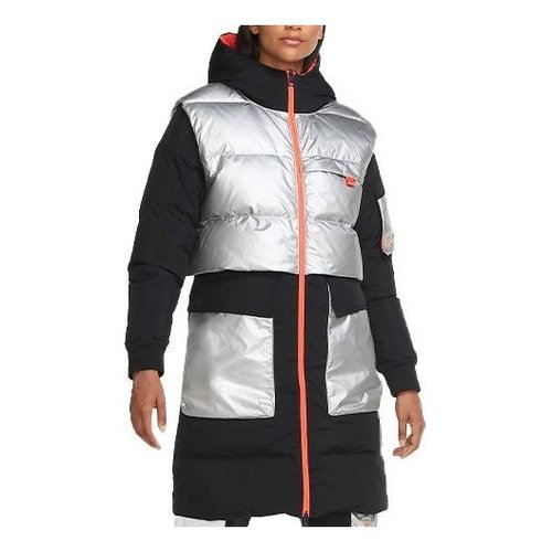 Air Jordan Winter Utility Down Parka Coat - Silver - CV2561-010