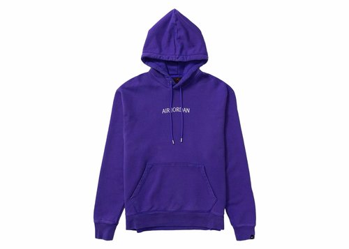Air Jordan Wordmark Fleece Hoodie - Dark Concord/Sail - DV6463-514