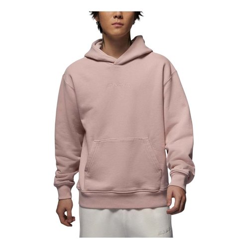 Air Jordan Wordmark Fleece Pullover Hoodie Asia Sizing - Pink Oxford - FZ3953-601
