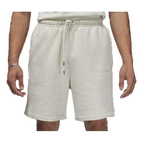 Air Jordan Wordmark Fleece Shorts - Oatmeal Heather - FJ0701-141
