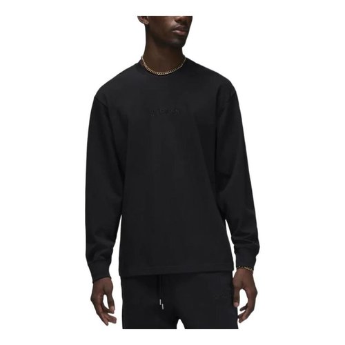 Air Jordan Wordmark Long Tee - Black - FJ0703-010