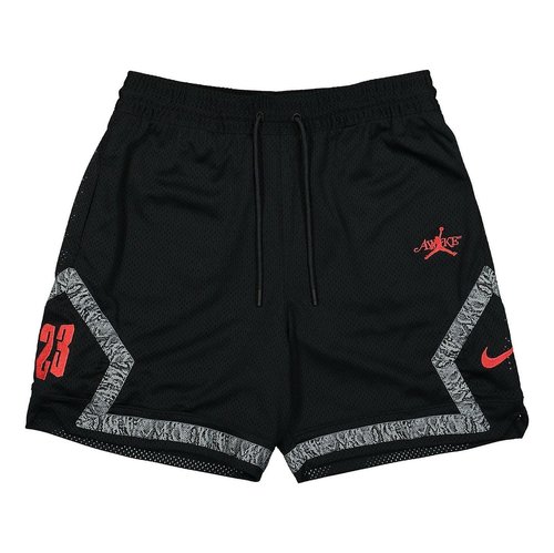 Air Jordan x Awake NY Diamond Shorts Asia Sizing - Black/University Red - FQ5450-010