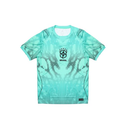 Brazil 2026 Stadium Goalkeeper Air Jordan Dri-FIT Soccer Short-Sleeve Replica Jersey - Light Menta/Black - IQ3335-369