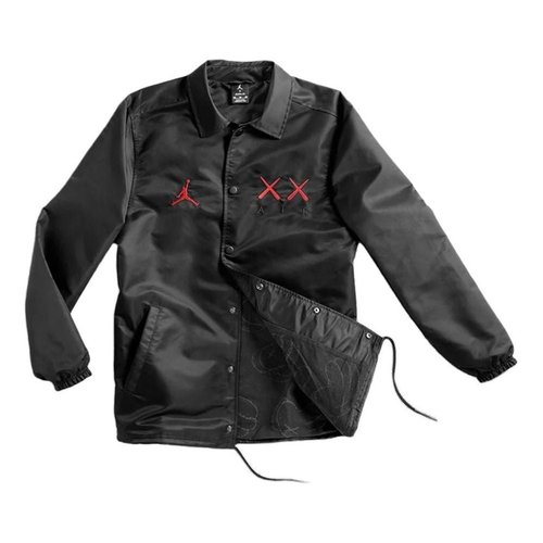Air Jordan x Kaws Coaches Jacket - Black - 884484-010