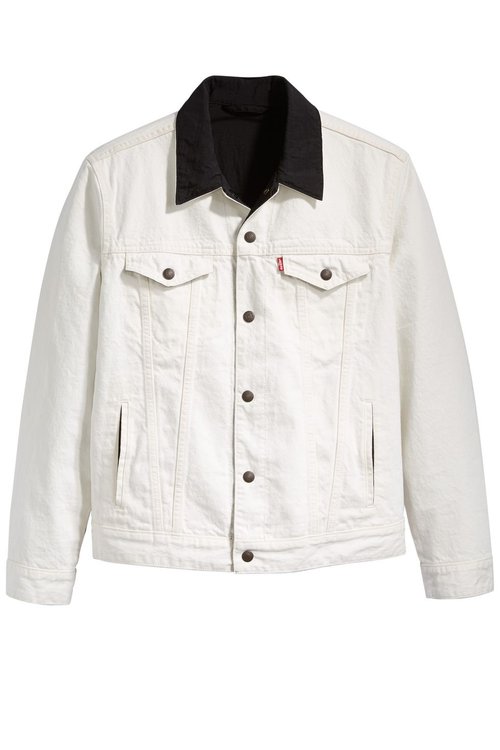 Air Jordan x Levis Reversible Trucker Jacket - White/Black