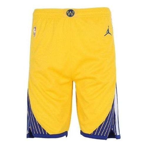 Air Jordan x NBA Golden State Warrior Shorts - Yellow/Multi-Color - 3Y2B7BCNJ-WAR