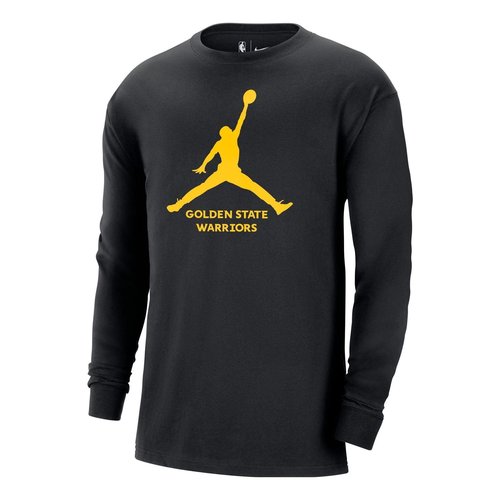 Air Jordan x NBAen State Warriors Essential Long-Sleeve T-Shirt - Black/Gold - FN1264-010