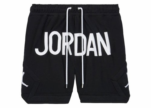Air Jordan x Nina Chanel Fleece Shorts Asia Sizing - Black - HF1651-010