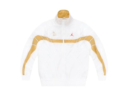 Air Jordan x OVO Retro 12 Flight Jacket - White