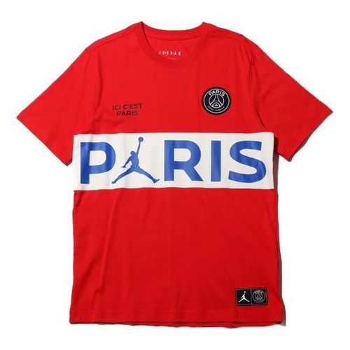 Air Jordan x PSG Paris Saint-Germain Short Sleeve Red - RED - BQ8390-657